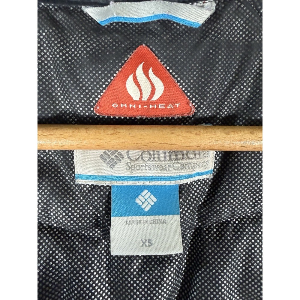 Columbia‎ Vest Womens XS Black 650TD Puffer Omni Heat Turbodown Full Zip - Picture 9 of 16